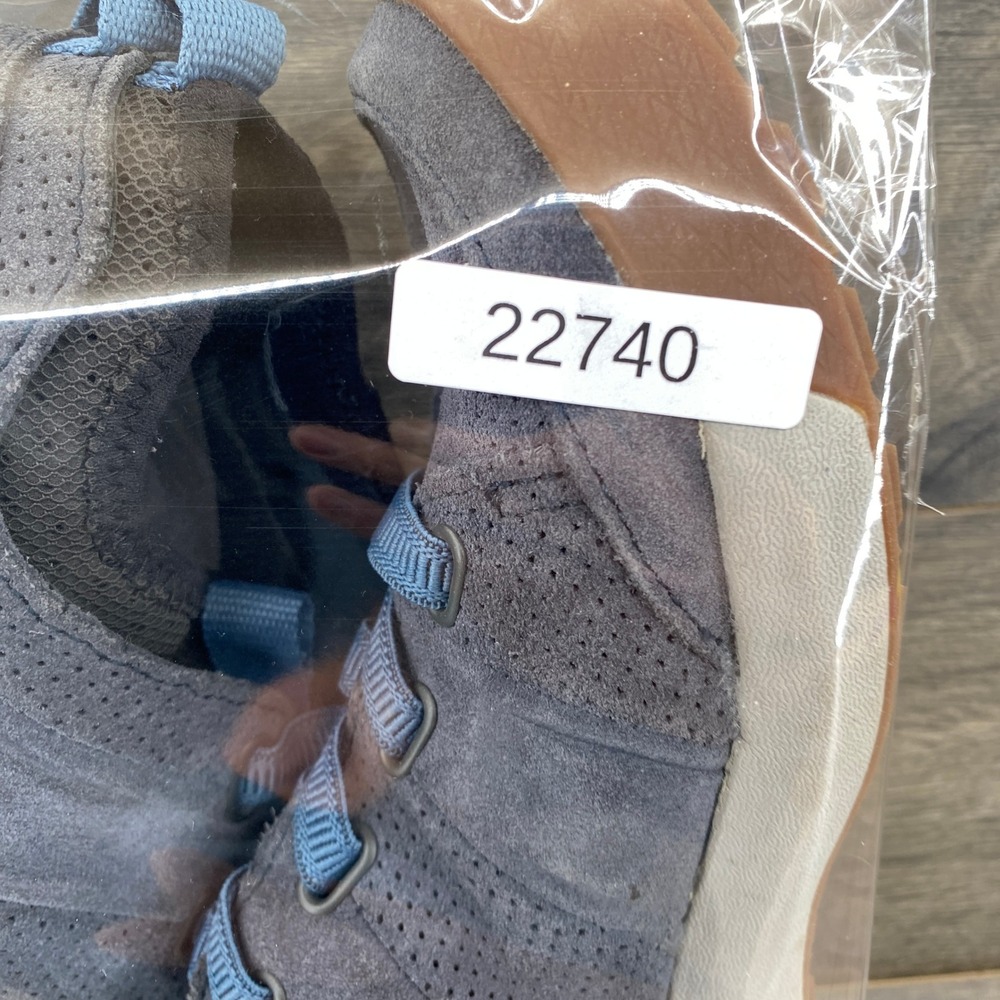 L.L. Bean Vista Low Lace Women 8 Blue Grey Suede Hiking Sneaker 508519 - Picture 12 of 12